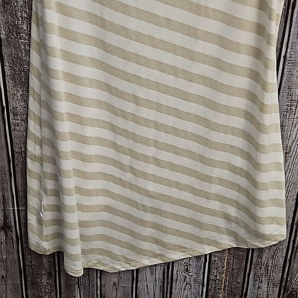 New WHBM Striped Tiered Tank Top SZ Small - Picture 7 of 9